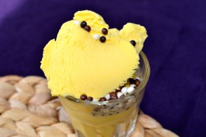 Passion fruit ice cream